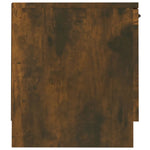 Tv-Benk Røkt Eik 140X35X40 Cm Konstruert Tre