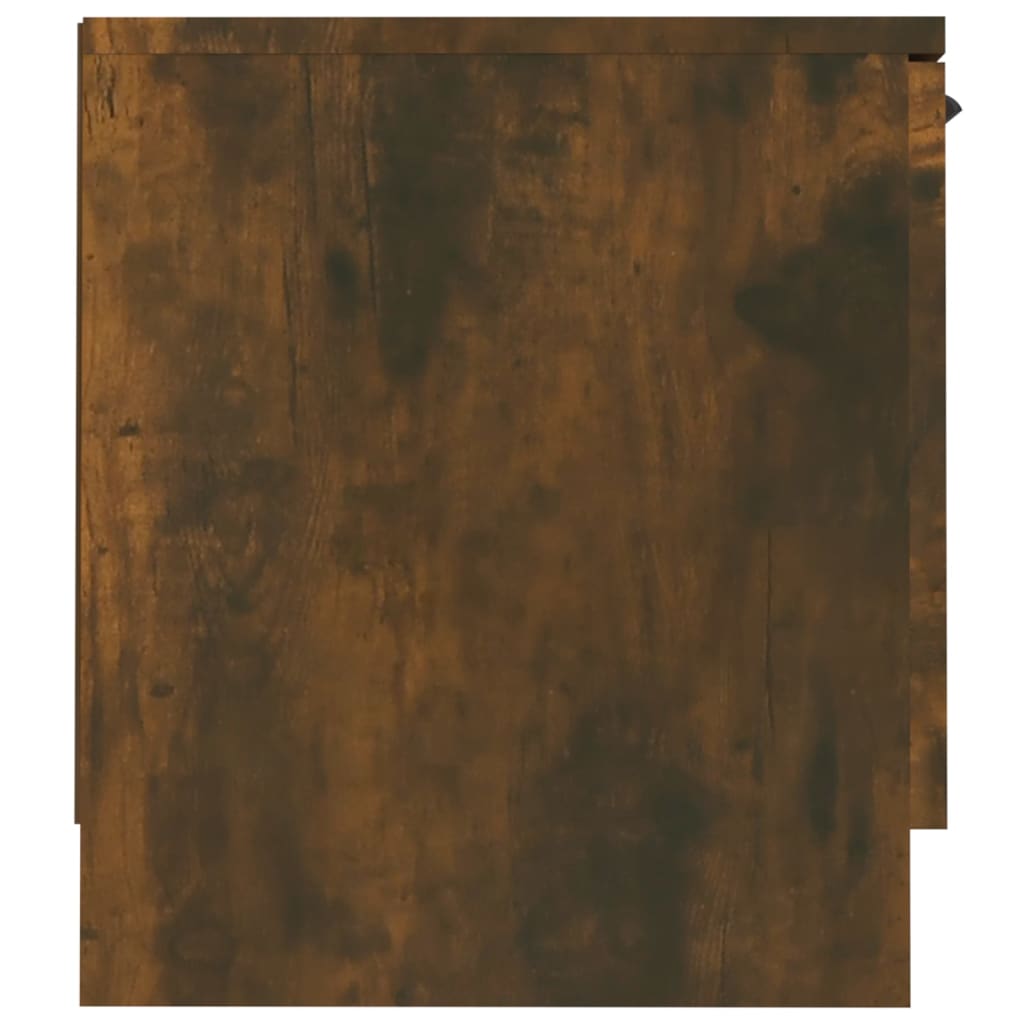 Tv-Benk Røkt Eik 140X35X40 Cm Konstruert Tre