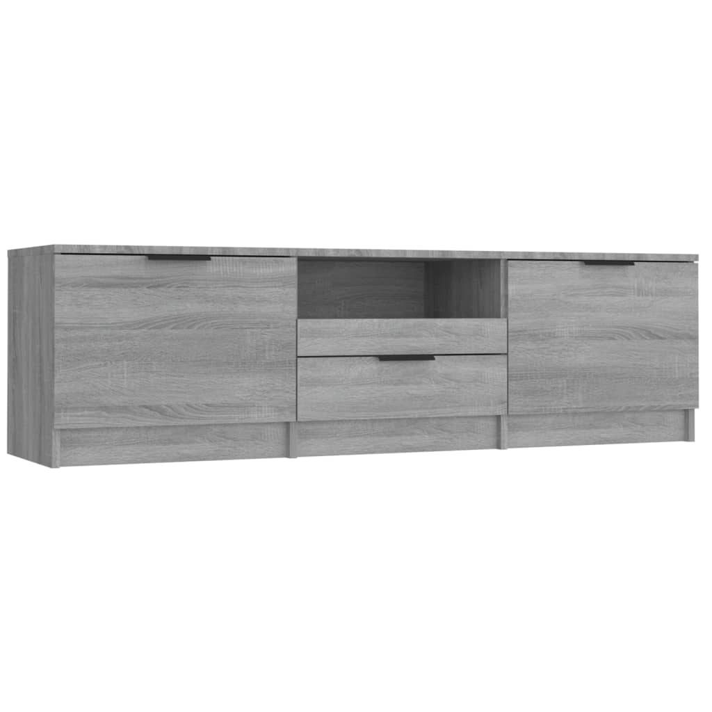 Tv-Benk Grå Sonoma 140X35X40 Cm Konstruert Tre