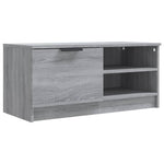 Tv-Benk Grå Sonoma 80X35X36,5 Cm Konstruert Tre