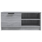Tv-Benk Grå Sonoma 80X35X36,5 Cm Konstruert Tre