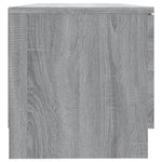 Tv-Benk Grå Sonoma 80X35X36,5 Cm Konstruert Tre