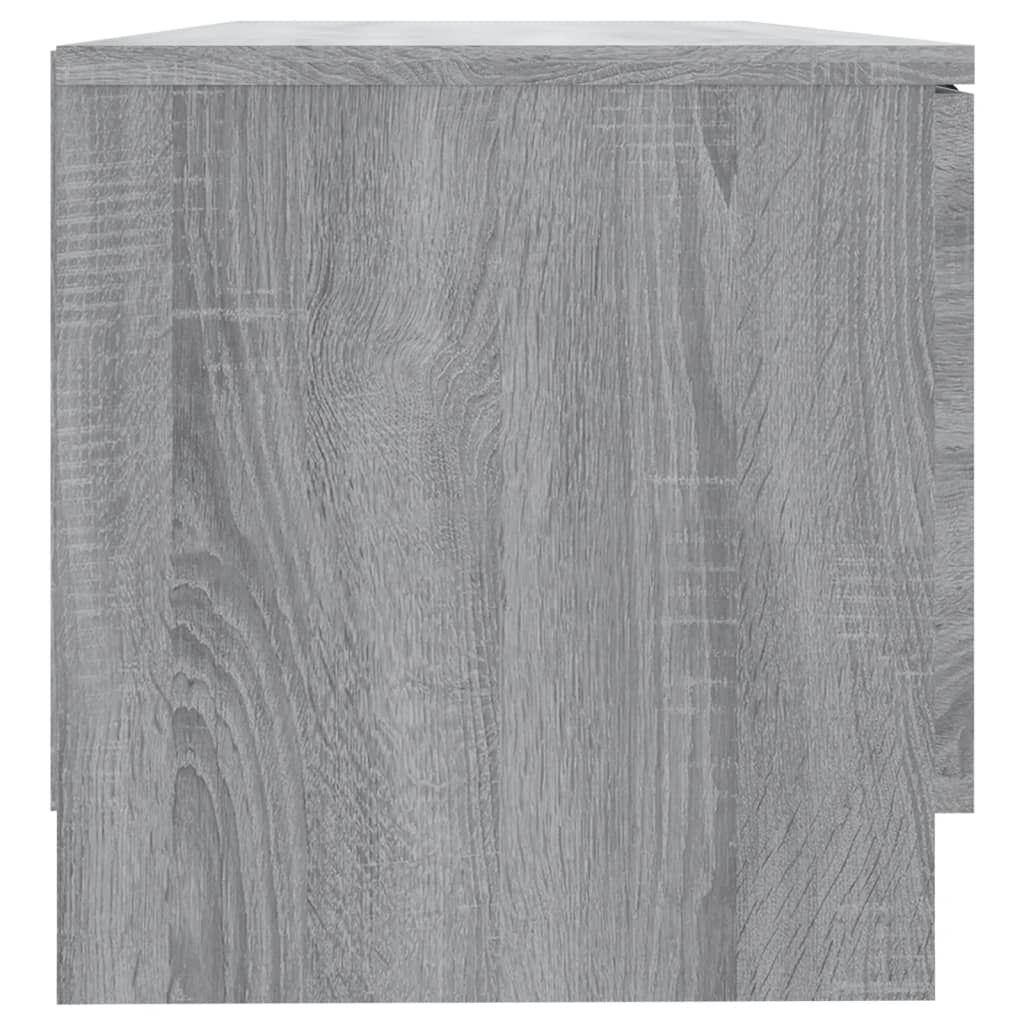 Tv-Benk Grå Sonoma 80X35X36,5 Cm Konstruert Tre