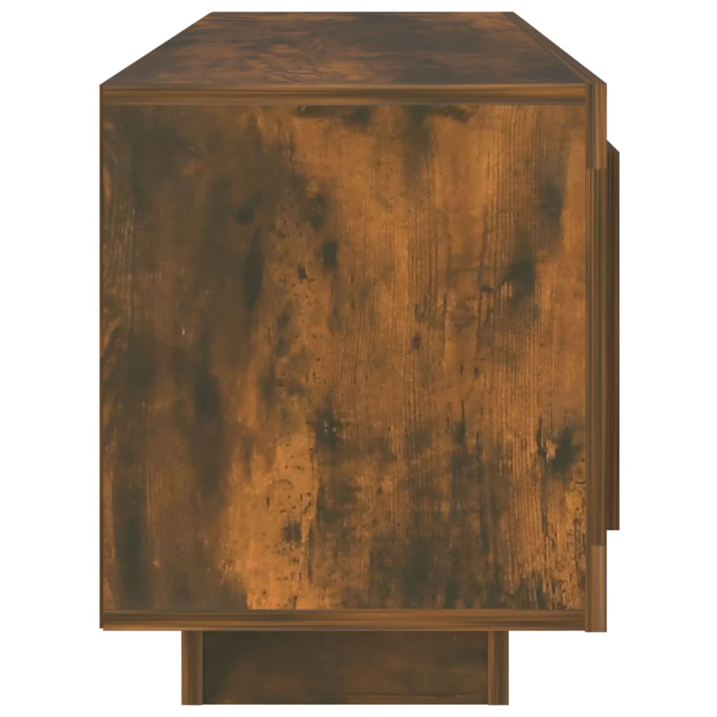 Tv-Benk Røkt Eik 102X35X45 Cm Konstruert Tre