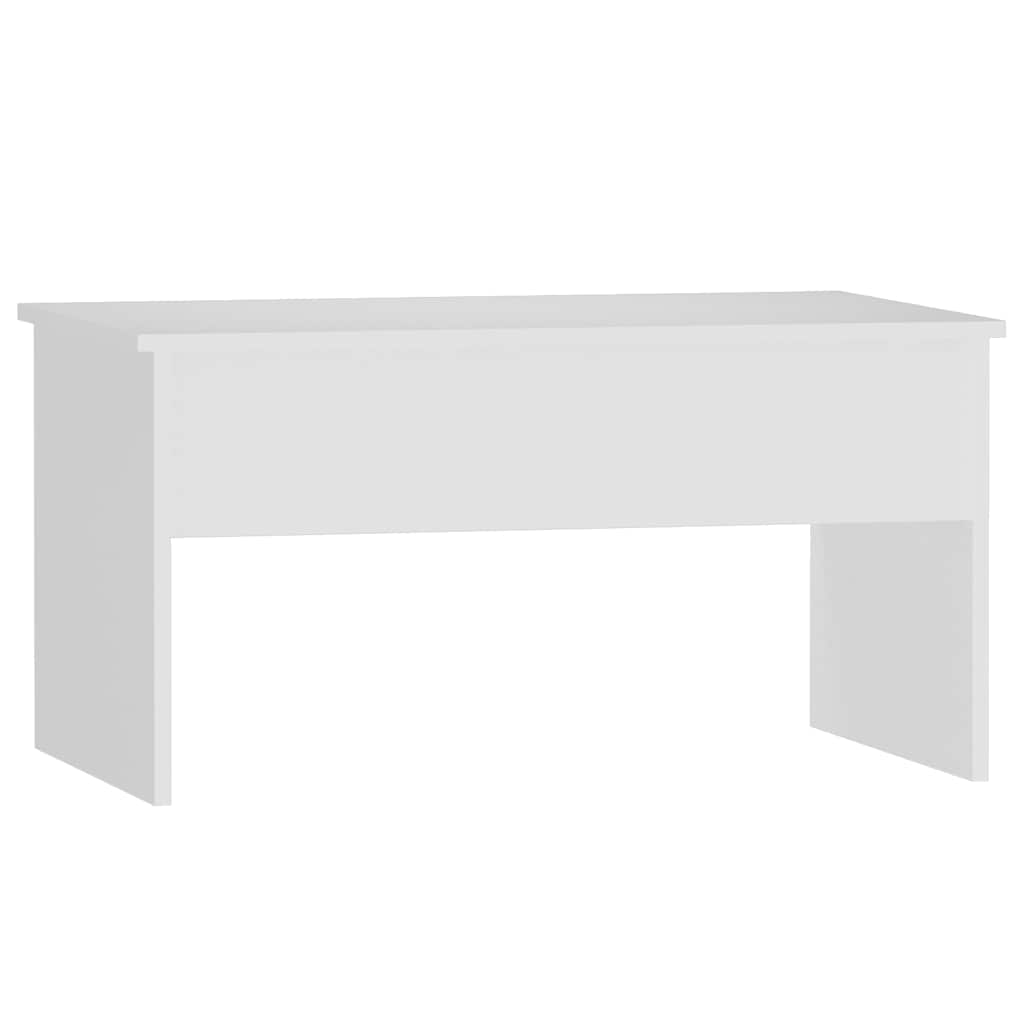 Salongbord Hvit 80X50,5X41,5 Cm Konstruert Tre