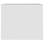 Salongbord Hvit 80X50,5X41,5 Cm Konstruert Tre