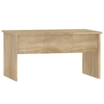 Salongbord Sonoma Eik 80X50,5X41,5 Cm Konstruert Tre