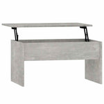 Salongbord Betonggrå 80X50,5X41,5 Cm Konstruert Tre