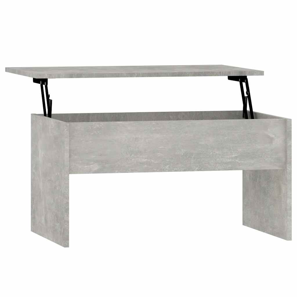 Salongbord Betonggrå 80X50,5X41,5 Cm Konstruert Tre