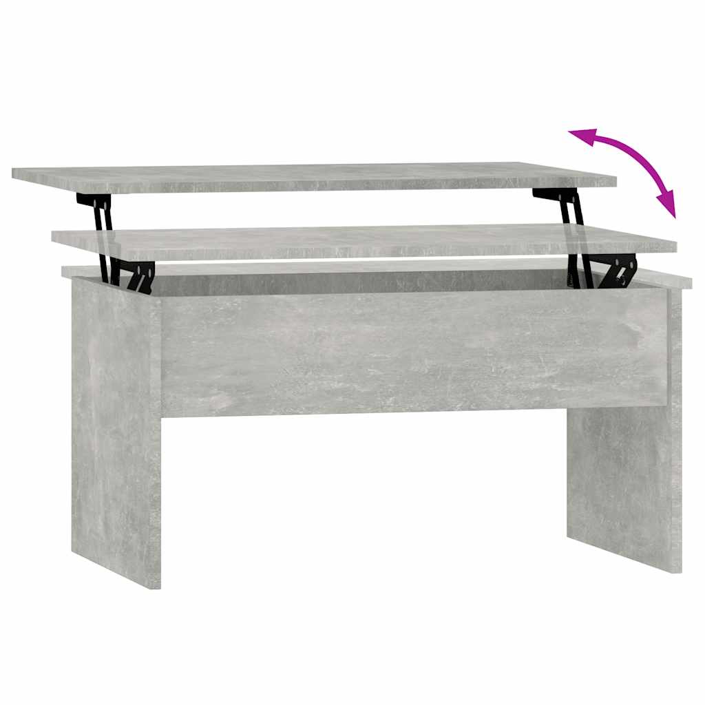 Salongbord Betonggrå 80X50,5X41,5 Cm Konstruert Tre