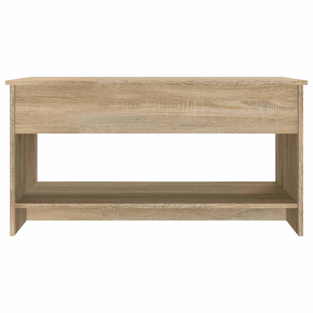 Salongbord Sonoma Eik 102X50X52,5 Cm Konstruert Tre