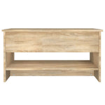 Salongbord Sonoma Eik 80X50X40 Cm Konstruert Tre