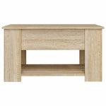 Salongbord Sonoma Eik 79X49X41 Cm Konstruert Tre