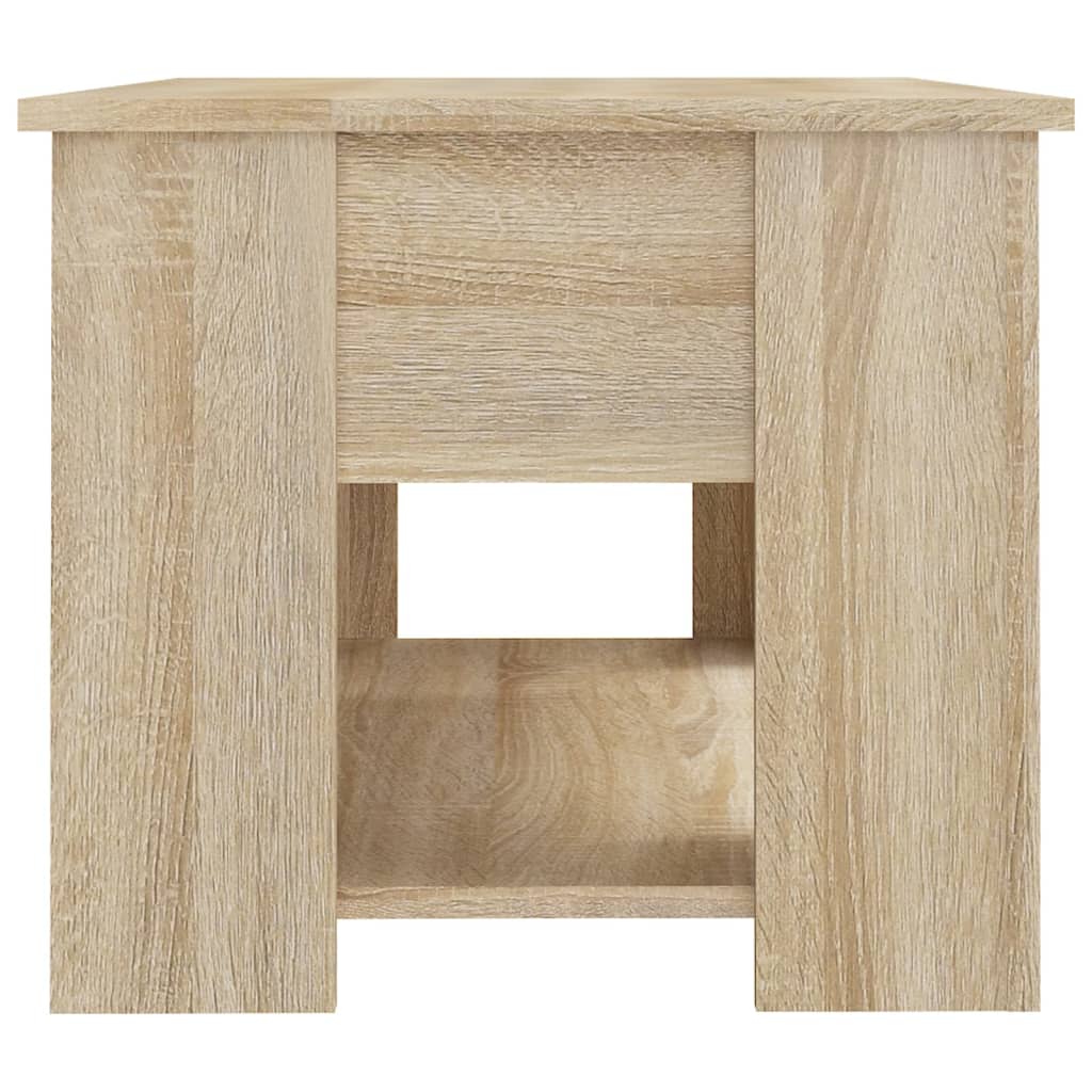 Salongbord Sonoma Eik 79X49X41 Cm Konstruert Tre