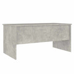 Salongbord Betonggrå 102X50,5X46,5 Cm Konstruert Tre