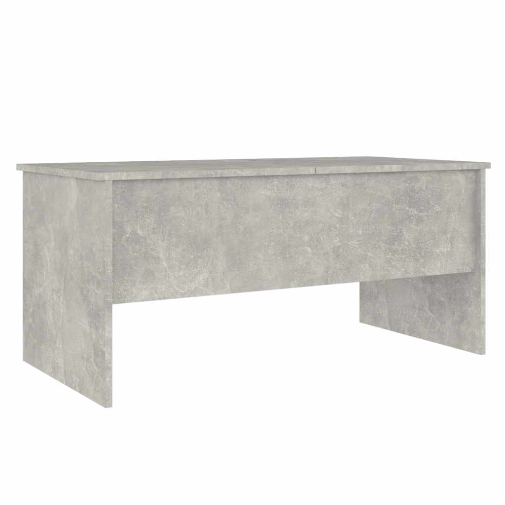 Salongbord Betonggrå 102X50,5X46,5 Cm Konstruert Tre