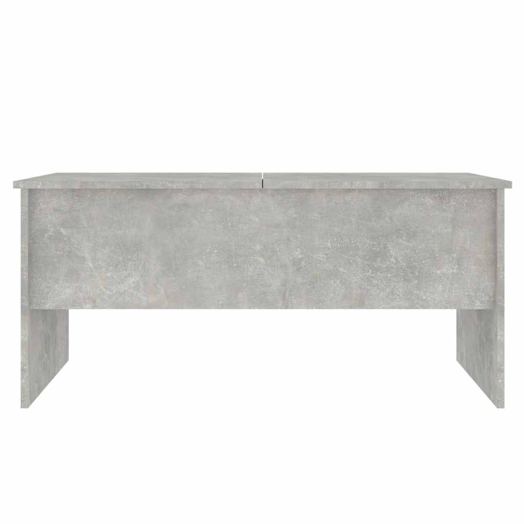 Salongbord Betonggrå 102X50,5X46,5 Cm Konstruert Tre