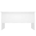 Salongbord Hvit 80X50X42,5 Cm Konstruert Tre