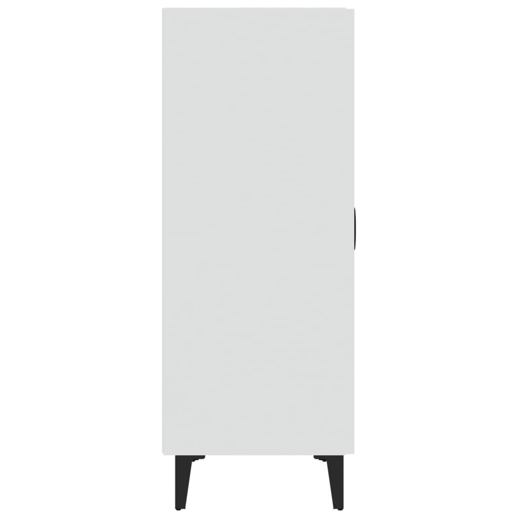 Skjenk Hvit 70X34X90 Cm Konstruert Tre