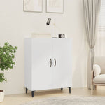 Skjenk Hvit 70X34X90 Cm Konstruert Tre