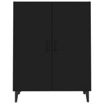 Skjenk Svart 70X34X90 Cm Konstruert Tre
