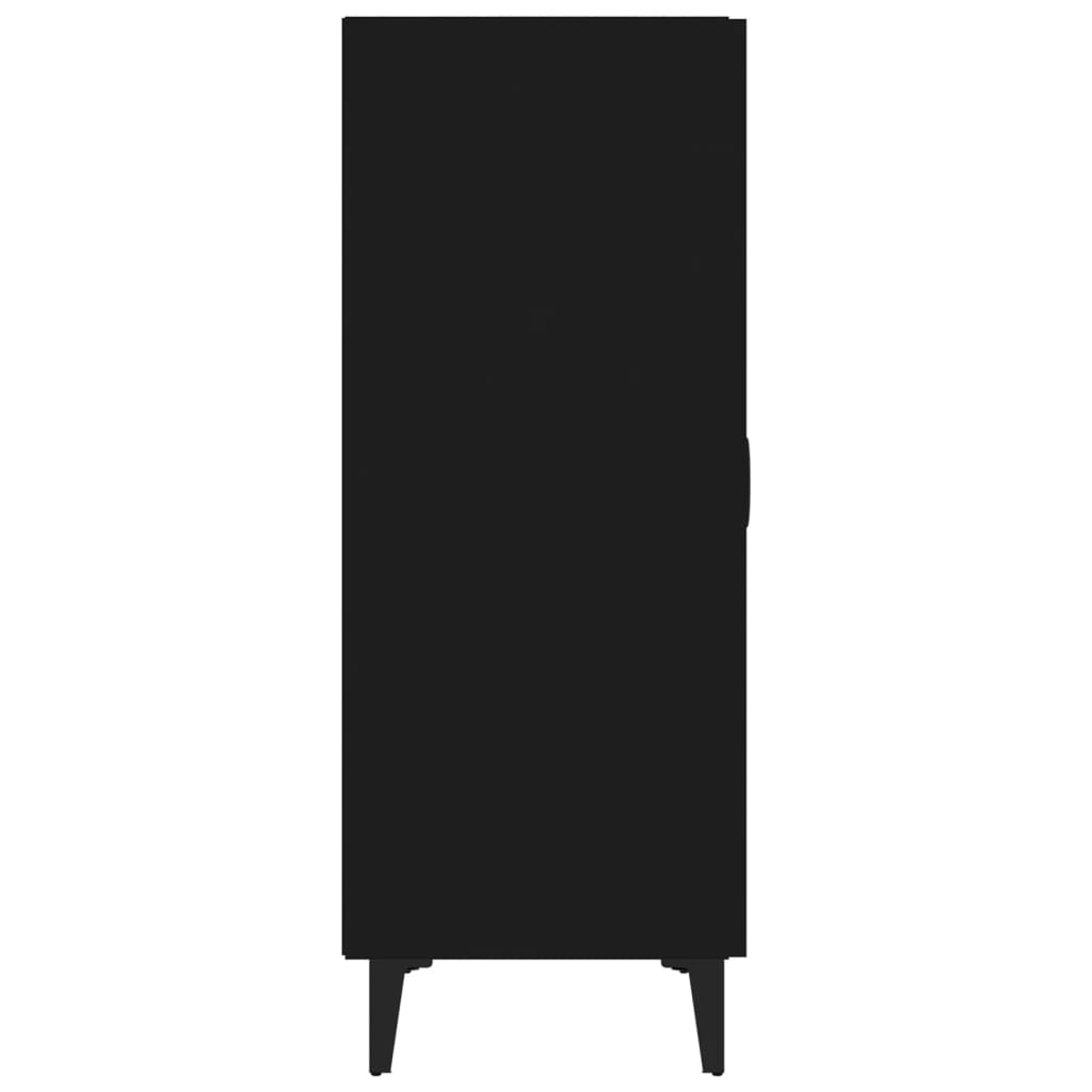 Skjenk Svart 70X34X90 Cm Konstruert Tre