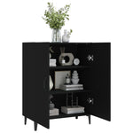 Skjenk Svart 70X34X90 Cm Konstruert Tre