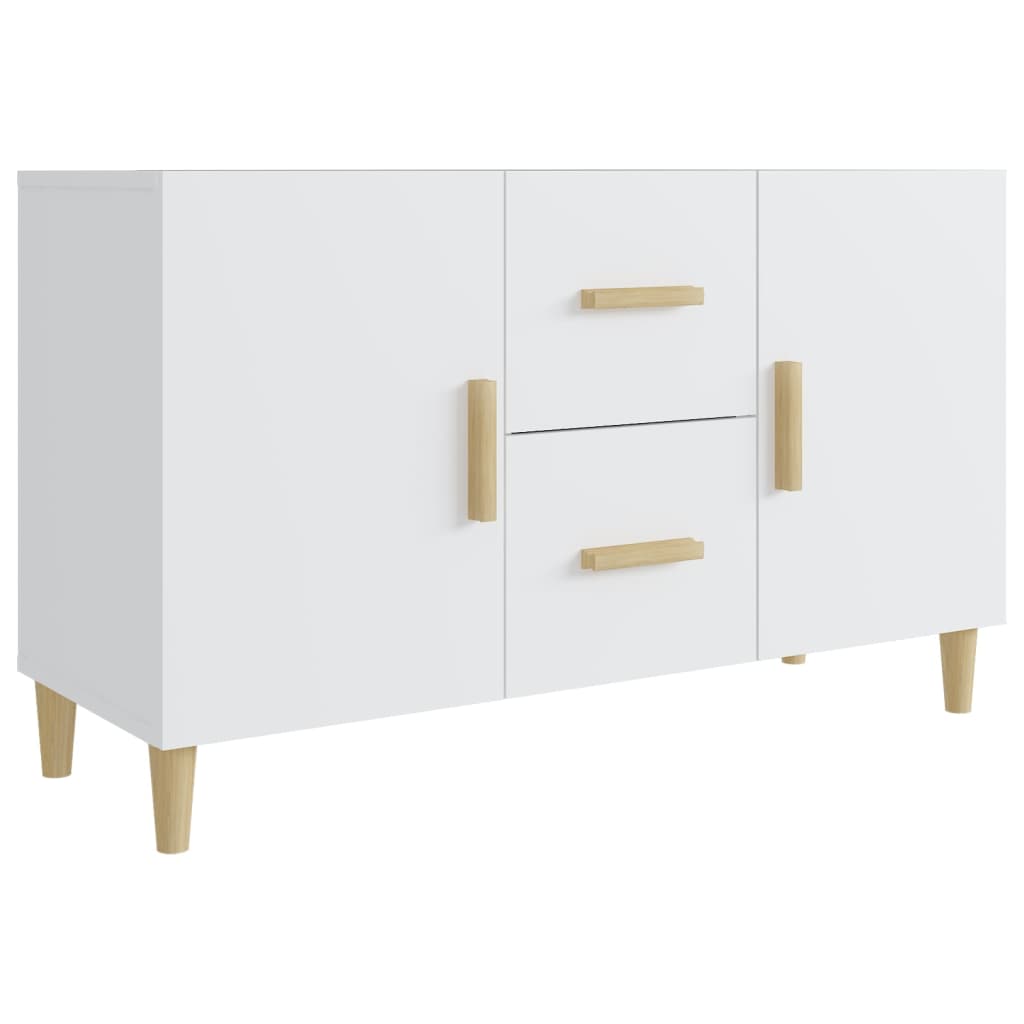 Skjenk Hvit 100X36X60 Cm Konstruert Tre