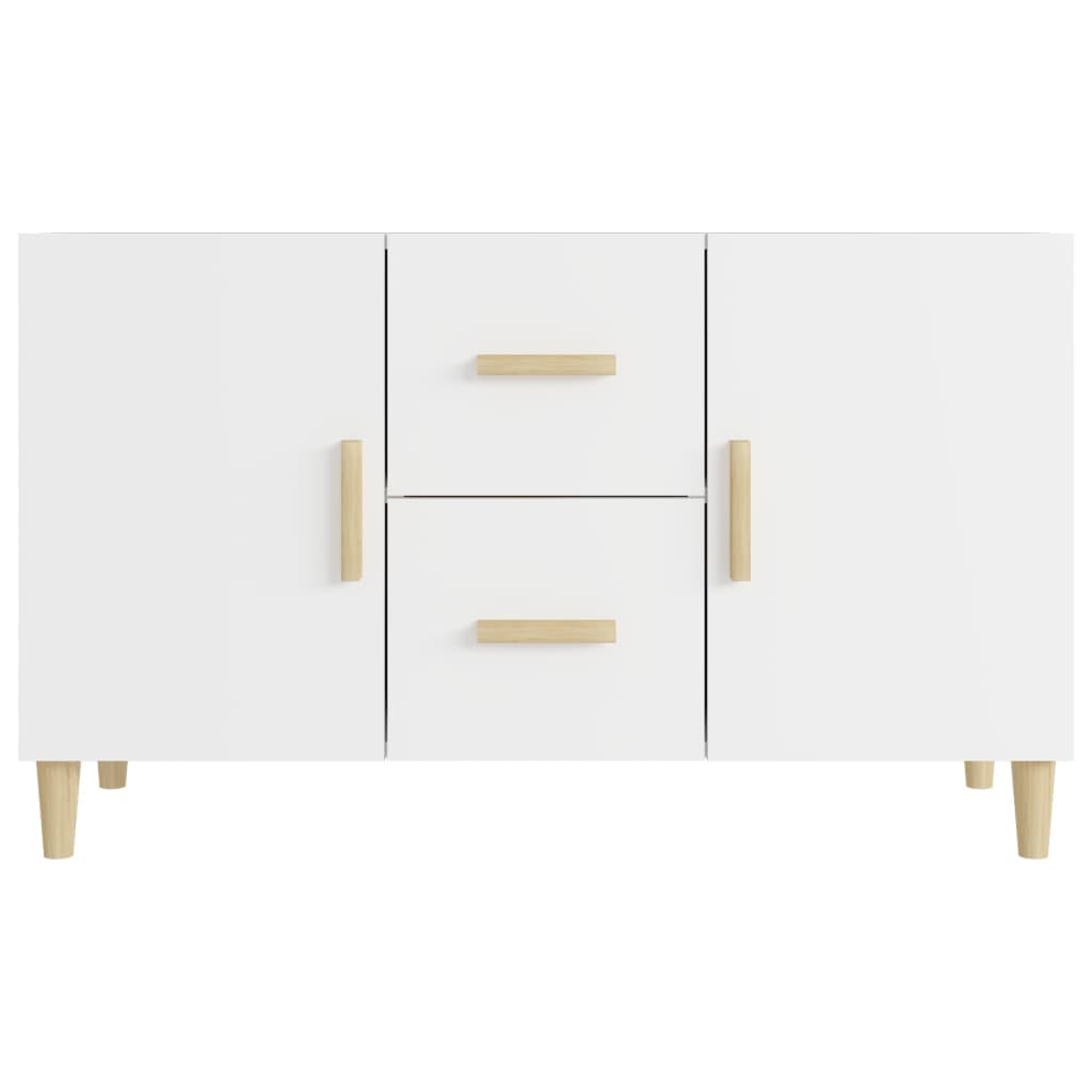 Skjenk Hvit 100X36X60 Cm Konstruert Tre