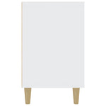 Skjenk Hvit 100X36X60 Cm Konstruert Tre
