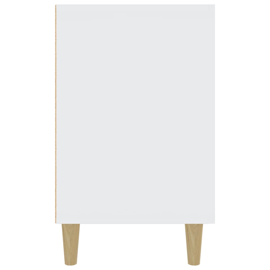 Skjenk Hvit 100X36X60 Cm Konstruert Tre