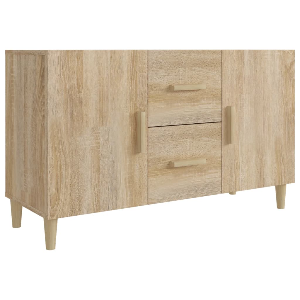 Skjenk Sonoma Eik 100X36X60 Cm Konstruert Tre