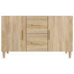 Skjenk Sonoma Eik 100X36X60 Cm Konstruert Tre