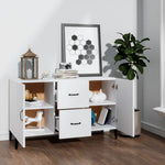 Skjenk Hvit 100X36X60 Cm Konstruert Tre