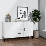 Skjenk Hvit 100X36X60 Cm Konstruert Tre