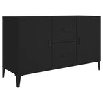 Skjenk Svart 100X36X60 Cm Konstruert Tre
