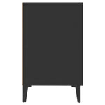 Skjenk Svart 100X36X60 Cm Konstruert Tre