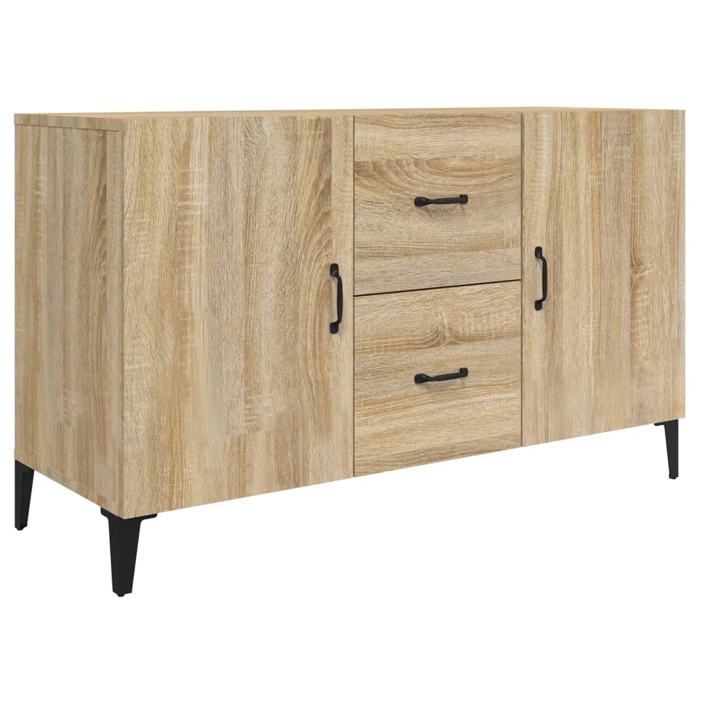 Skjenk Sonoma Eik 100X36X60 Cm Konstruert Tre