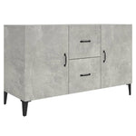 Skjenk Betonggrå 100X36X60 Cm Konstruert Tre