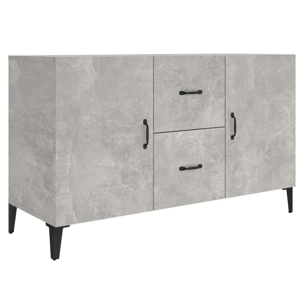 Skjenk Betonggrå 100X36X60 Cm Konstruert Tre