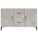 Skjenk Betonggrå 100X36X60 Cm Konstruert Tre