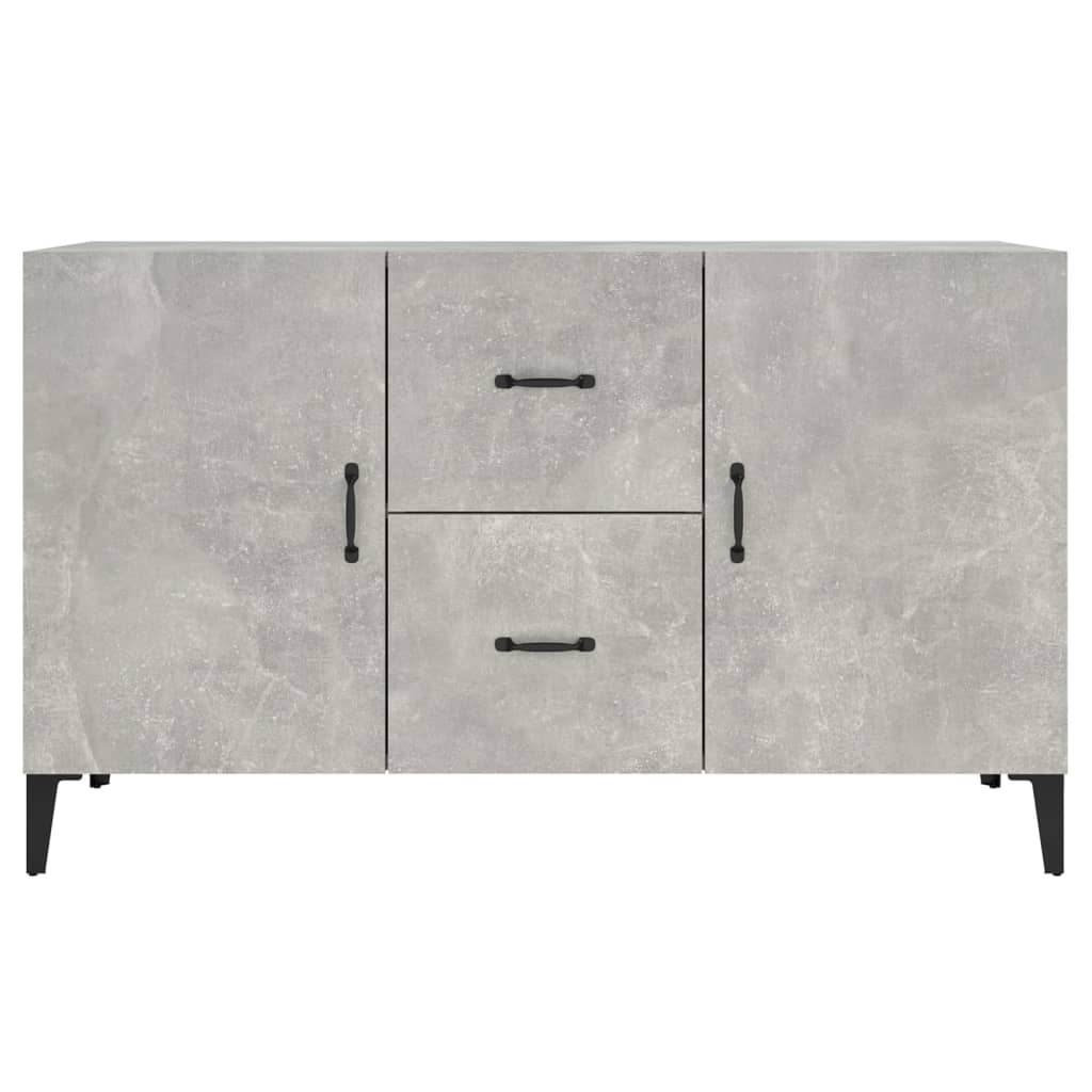 Skjenk Betonggrå 100X36X60 Cm Konstruert Tre