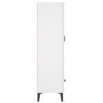 Highboard Hvit 70X31X115 Cm Konstruert Tre