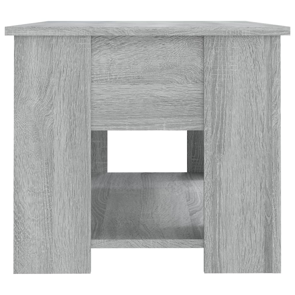 Salongbord Grå Sonoma 79X49X41 Cm Konstruert Tre