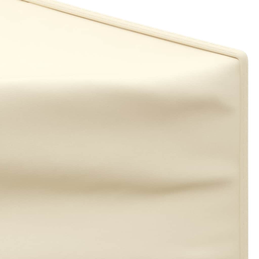 Sammenleggbart Festtelt Med Sidevegger Kremhvit 3X6 M