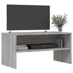 Tv-Benk Grå Sonoma 80X40X40 Cm Konstruert Tre