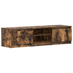 Tv-Benk Røkt Eik 140X40X35,5 Cm Konstruert Tre