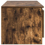 Tv-Benk Røkt Eik 140X40X35,5 Cm Konstruert Tre