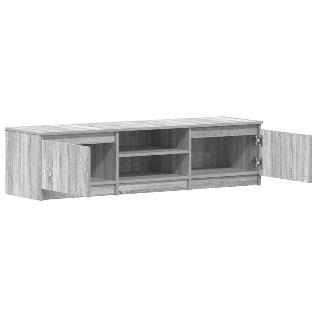 Tv-Benk Grå Sonoma 140X40X35,5 Cm Konstruert Tre