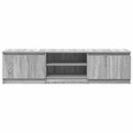 Tv-Benk Grå Sonoma 140X40X35,5 Cm Konstruert Tre